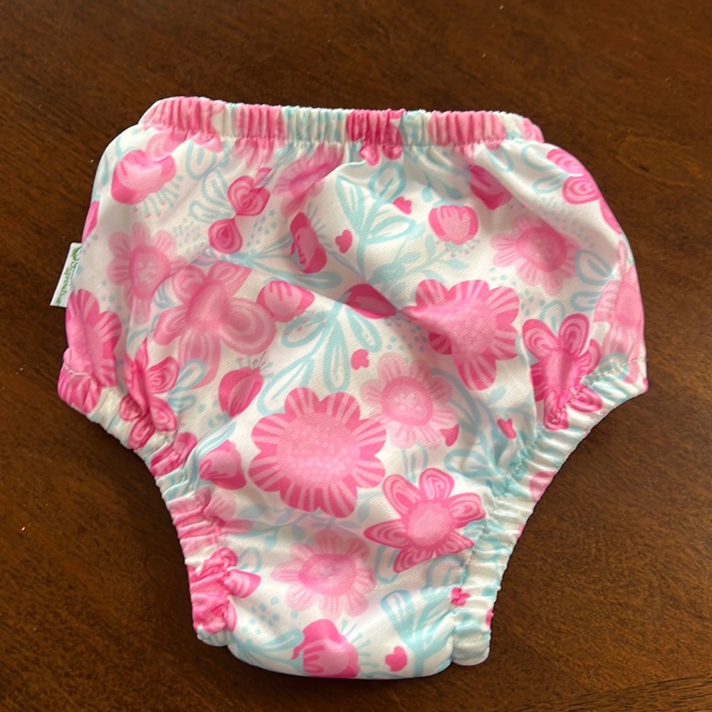 Floral 6 Months Swim Diaper